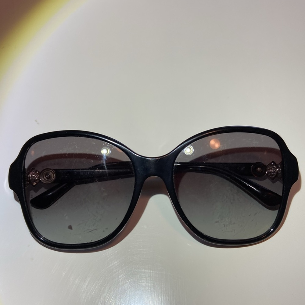 Bvlgari sunglasses with Swarovski crystals womens